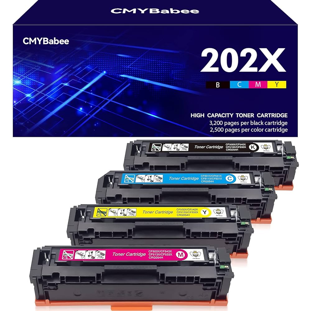 Amazon.co.jp：CMYBabee 互換トナーカートリッジ HP 202X 202A